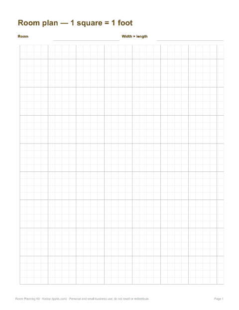 Preview of the first page of Graph paper portrait (PDF)